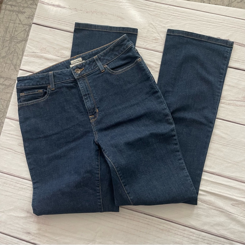 L.L. Bean Blue Boot Cut Jeans Classic Style